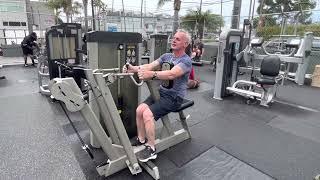 Full back workout at Golds Venice Beach