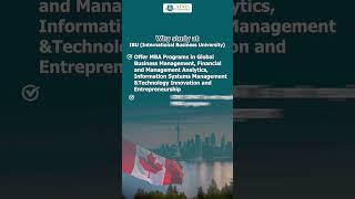 Study in Canada | Apply to International Business University | AIMS Education Bangladesh