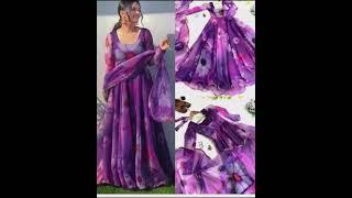 organza frock suit latest design || organza fabric latest frock suit design #suit #vita #viral