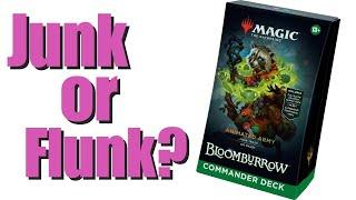 Review and upgrades for Animated Army / Bloomburrow Commander Precon deck / Magic: The Gathering