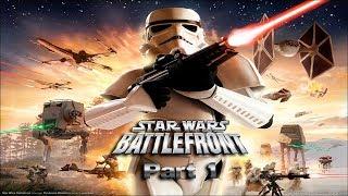 Star Wars Battlefront 1 (2004) Walkthrough - part 1 - Naboo: Plains - No Commentary