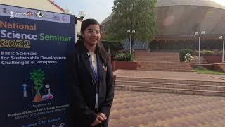 Kairavi M. Chauhan | Runner Up of National Science Seminar 2022