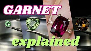 Understanding Garnet Jewelry | Garnet Colors, Types of Garnet, Garnet Stone Value