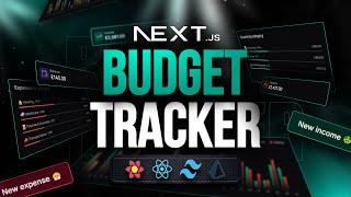 Build a Full Stack Budget Tracker with Next.js, TypeScript, Prisma, and Tailwind CSS