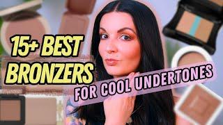 BEST BRONZERS FOR COOL UNDERTONES | For fair to medium with PINK/NEUTRAL skin tones