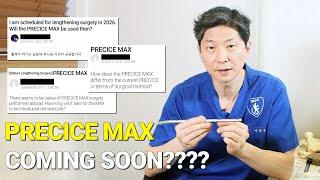 When will PRECICE MAX be available in Korea?