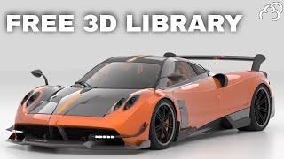 Free Massive 3D Model Library