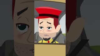 قصة مضحكةإذاكان السائق سكران فالحل بسيطأندلسية | حكايات | قصة مصورة | قصتي #shorts