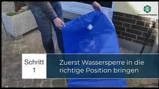 So schützen Sie Ihren Keller bei Starkregen vor eindringendem Wasser - Wassersperren