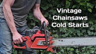 Vintage Chainsaws Collection - Cold Starting