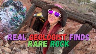 REAL Geologist finds RARE Rock, Geological Consulting