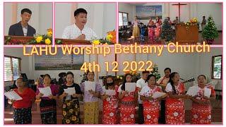 태국 치앙마이 베타니교회 라후어 예배. Lahu Worship Bethany Church Chiangmai Thailand 4  Dec 2022