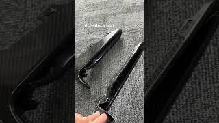 CREATE CARBON Carbon Fiber Front Bumper Duct Covers OEM Style Replacement for Honda Civic Type R FL5