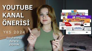 YKS (TYT-AYT) KANAL ÖNERİLERİ| Dershanesiz Derece Yapmamı Sağlayan Youtube Kanalları #yks