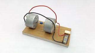 100% Self Running Free Energy Generator With Two DC Motor