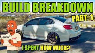 Every Exterior Mod I’ve Done to My WRX STI – FULL Breakdown With Cost!
