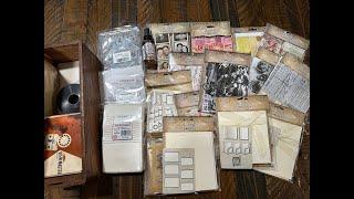 Craft Haul - New Tim Holtz Idea-ology - Amazon - Antique Thrifting - NEW From LOCHBY