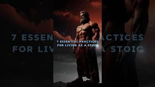 7 Essential Practices for Living as a Stoic #stoicism #stoic #selfdevelopment #philosophy