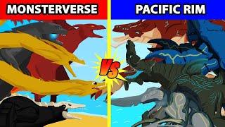 Monsterverse Kaiju vs Pacific Rim Kaiju | Kaiju Animation