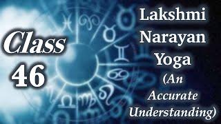 Learn VEDIC ASTROLOGY(in English) "CLASS 46": LAKSHMI NARAYAN YOGA - An Accurate Understanding