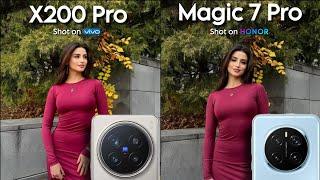 Vivo X200 Pro VS Honor Magic 7 Pro Camera Test Comparison