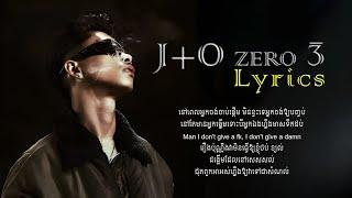 J+O Zero III - VANNDA | Lyrics |