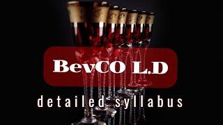 Bevco L D detailed syllabus||beverage ldc 2022