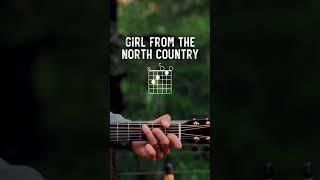 Girl From The North Country Bob Dylan Johnny Cash Guitar Tutorial // Bob Dylan Guitar Lesson