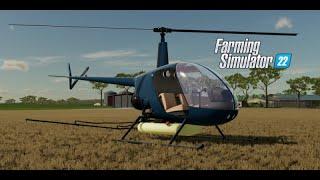 Farming Simulator 22 Helicopter Spraying