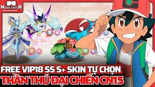 Game Lậu Mobile Thần Thú CN15 Lậu - Update Bản Mới Free Vip18 SS Tự Chọn 10 S+ Ngẫu Nhiên - APK IOS