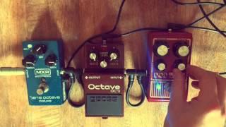 Bass Octave Pedal Comparison