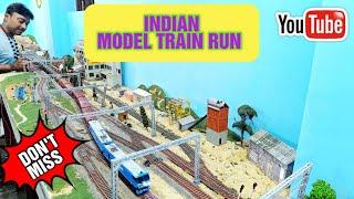 Indian Railways HO Scale Model Train | Indian Model Train Running Session | train videos