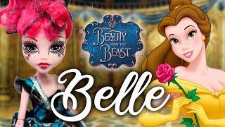 I MADE A STUNNING PRINCESS BELLE DOLL / Disney Princess Monster High Doll Repaint by Poppen Atelier