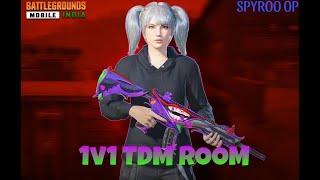 TDM KE 1v1 ROOMS SUBSCRIBERS KE LİYABGMI LIVE WITH SPYROO OP YT #tdm #bgmi #bgmishorts