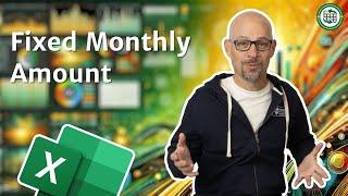 Microsoft Excel Fixed Monthly Value Between Dates