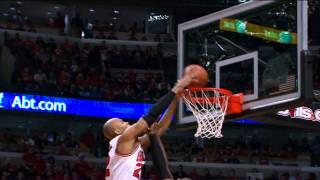 Taj Gibson Throws Down On D-Wade