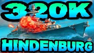 Hindenburg drückt 320K DMG *ACHSELPOWER* im "300K Club" ️ in World of Warships  #worldofwarships