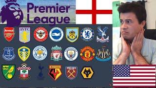 American Reacts How Did Premier League Teams Get Their Names & Nicknames?