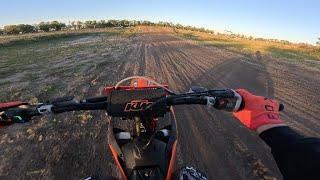 First Ride on New 2025 KTM 250 SX-F