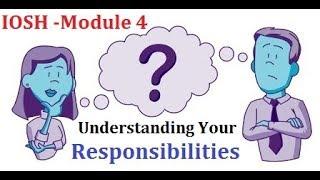 Safety/HSE Responsibility- IOSH Module 4 | Safety training institute in Patna |Safety officer course