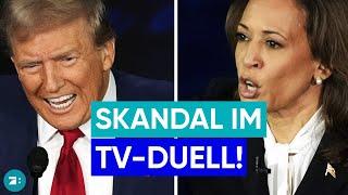 Harris trifft auf Trump im TV-Duell: Heftige Vorwürfe und skurrile Aussagen