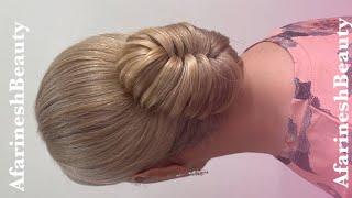 New Technique for super  voluminous and special bun hairstyle