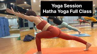 Yoga Session - Hatha Yoga Full Class  Beginners To Intermediate Level || Yoga With Sandeep