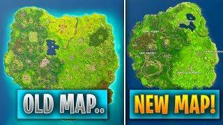 FORTNITE MAP *REPLACED* WITH ANOTHER!!? - NEW SMALLER MAP made for "Faster Gameplay".. (FORTNITE)