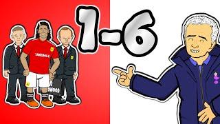 1-6! Spurs crush Man United!(+Cavani and Sancho transfer update! Parody Goals Highlights)