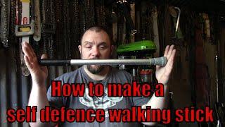 How to make a collapsible self defence walking stick