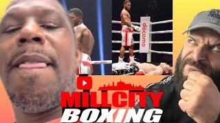 Brian Norman Sr Reacts to His Son Knocking Out Jin Sakai in The 5th Rounds & Boots Is Running
