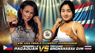 Jessebelle Pagaduan  VS Pimchanok Singmanasak Gym  | WBC Female Flyweight Championship