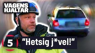 Smitolycka fångas på bilists kamera! | Vägens hjältar | Kanal 5 Sverige