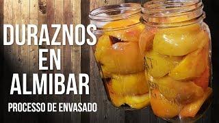 duraznos en almibar (proceso de envasado al vacio)